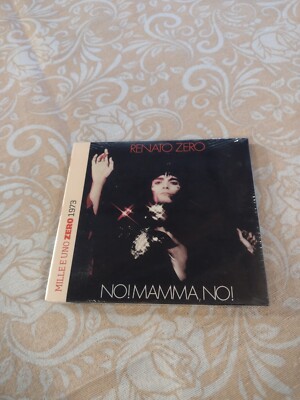RENATO ZERO NO! MOM, NO! ONE THOUSAND AND ONE ZERO RARE 2 CD EDITORIAL 2019 NEW