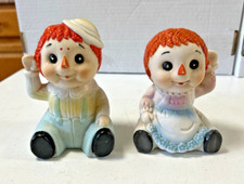 1970's Raggedy Anne  Andy Price Import Porcelain Night Light Desk Lamp