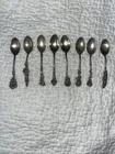 Set/8 Sterling Silver Reed & Barton HARLEQUIN Assorted  Demitasse Spoons