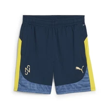 PUMA Njr Bna Soccer Athletic Shorts Mens Blue Casual Athletic Bottoms 65971310