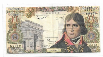BILLET de BONAPARTE de 100 F - 1962 - - Photo 1/2