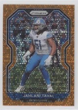 2020 Panini Prizm Orange Disco Prizm Jahlani Tavai #203 0c4l