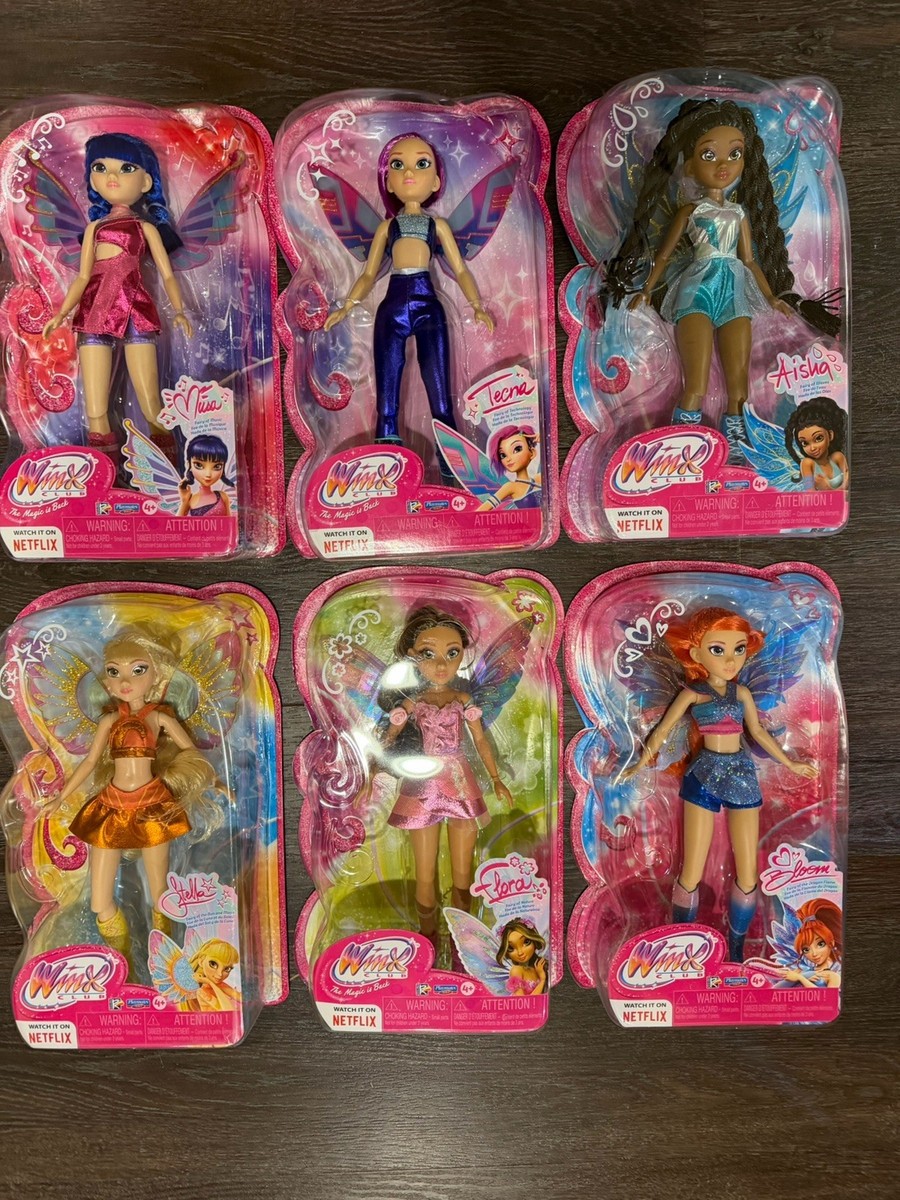 winx club dress up dolls Winx Club, Fashion Doll, 10.5", Bloom Fairy with Wings, Red Hair