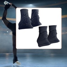 Women's Elastic Anti-Slip Thermal Leg Warmers, Polyester, for Ice Skating,