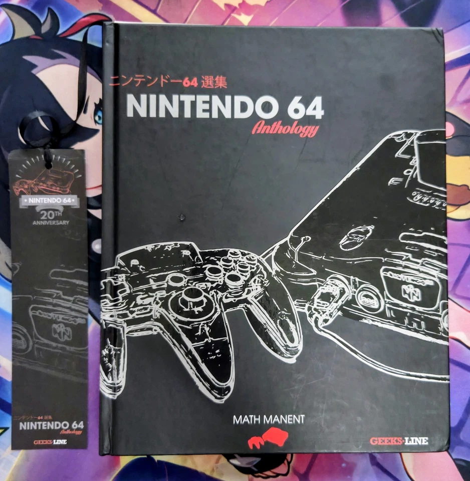 Nintendo 64 Anthology Book by Geeks-Line Math Manent w/ N64 Bookmark 1st print Foto 2 de 4