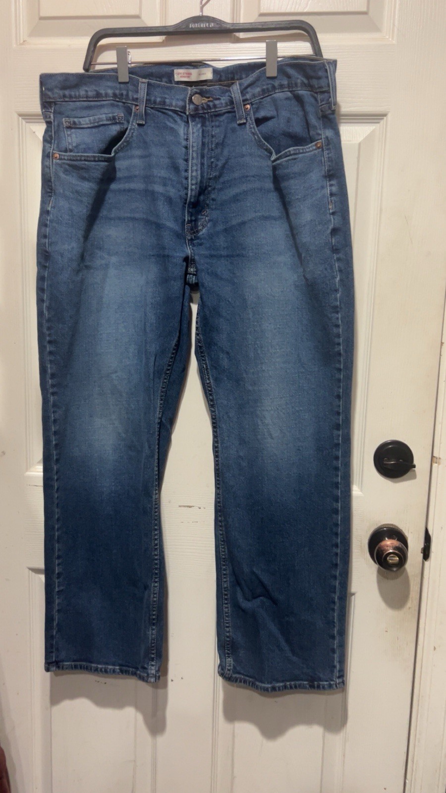 Levi's blue relaxed fit jeans 36x30 #denim #relaxedfit