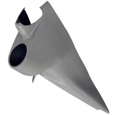 GlowShift Gray Single Gauge 52mm Pillar Pod for 2003-2007 Ford Super Duty