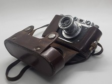 Vintage Zorki-Zorki Soviet Rangefinder Camera With Lens Industar-22 Early Type