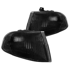 Fit 1992-1995 Honda Civic 2 3dr Ex Lx Dx Corner Lights Black Signal Lamps Pair Fit 1992-1995 Honda Civic 2 3dr Ex Lx Dx Corner Lights Black Signal Lamps Pair