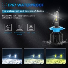 H4/9003 LED Headlight Bulbs IP67 Waterproof Car LED Headlight Bulbs