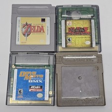Gameboy Game Lot Of 4 Zelda Link's Awakening Yu-Gi-Oh Dark Duel Stories UNTESTED