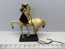 Bill Jauquet Wood Folk Art Figurine Horse Americana Collection William Jauquet