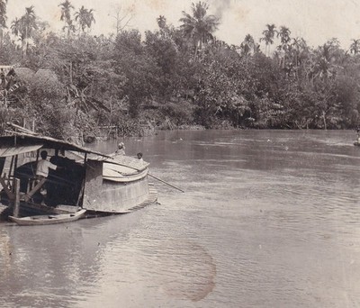 Robert Lenz (1864-1939) - Siam Thailand Houseboat - 1900/10
