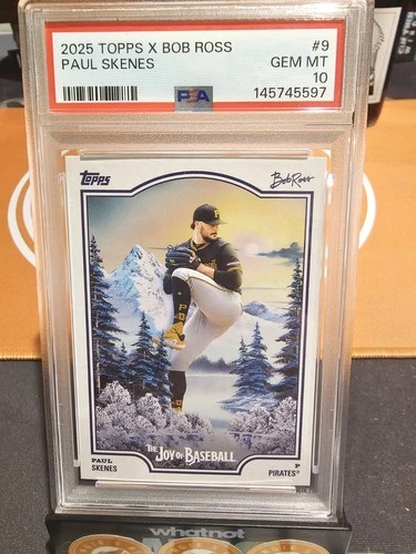2025 Topps X Bob Ross the Joy of Baseball - Paul Skenes #9 PSA 10