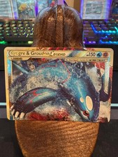 Pokémon Undaunted Kyogre & Groudon Ultra Rare Legend Card 87/90 Top Half - LP
