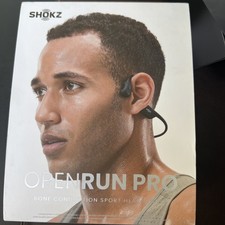 Shokz OpenRun Pro Black Bluetooth Bone Conduction headphones