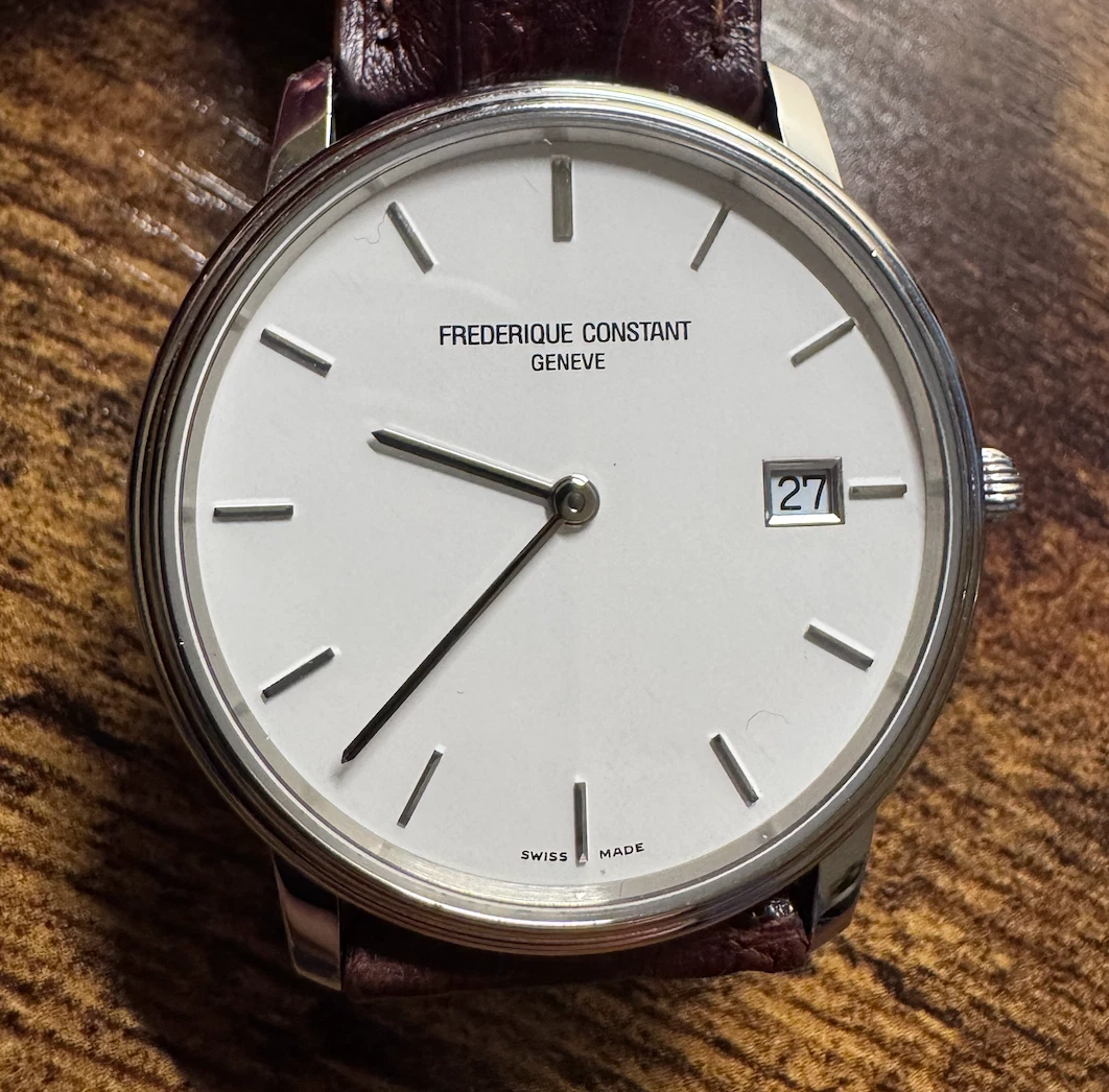 FREDERIQUE CONSTANT スリムライン クォーツ スモセコ 腕時計 Frédérique Constant Slimline Men Quartz Wristwatches for sale | eBay