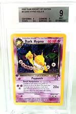 2000 Pokémon Team Rocket 1st Edition Dark Hypno Holo Rare Card BGS 9 Mint on eBay