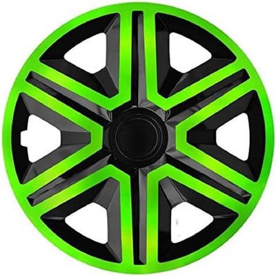 Wheel Trims Action Black/Green 15'' Set of 4