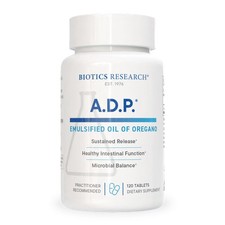 Biotics Research A.D.P. Emulsified Oil of Oregano Tablets for GI Health