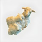 1987 Enesco Bisque Porcelain Ewe & Lamb Figurine Pristine Cynthia Gethmann