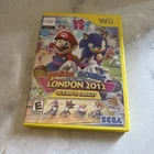 Mario & Sonic London 2012 Olympic Games Wii No Manual Tested Working