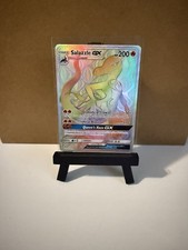 Pokémon Salazzle GX Rainbow Rare Burning Shadows 151/147 Holo Secret Rare on eBay