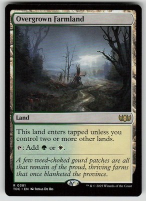 Overgrown Farmland Normal R Commander: Tarkir: Dragonstorm 381 NM