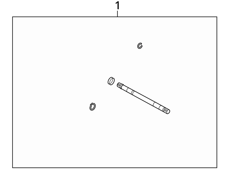 FITS 2004-2011 CADILLAC PONTIAC STS SRX SHAFT RR WHL DRV 15919080 -  NEW OEM - Image 3 of 3