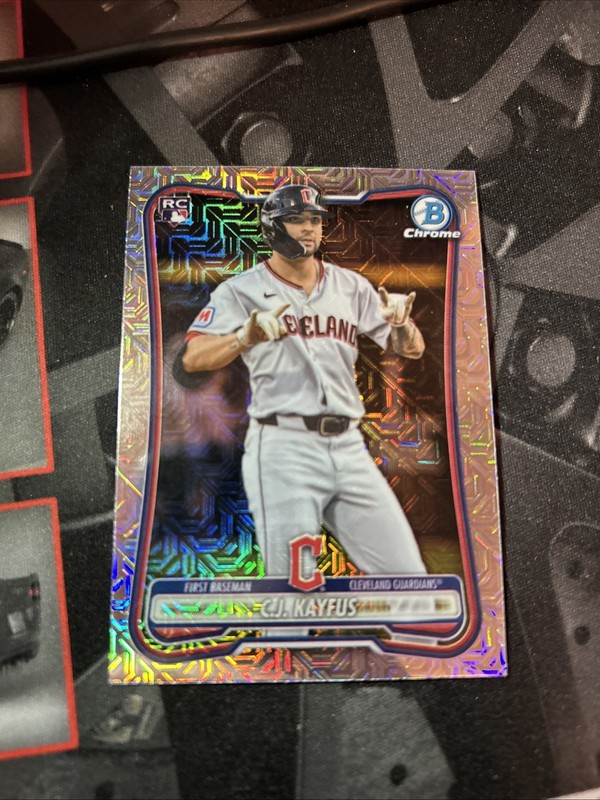 2026 Bowman Chrome Rookie Mega Refractor C.J. Kayfus