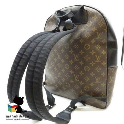 LOUIS VUITTON Backpack Josh M41530 Monogram Macassar Brown  display picture 2
