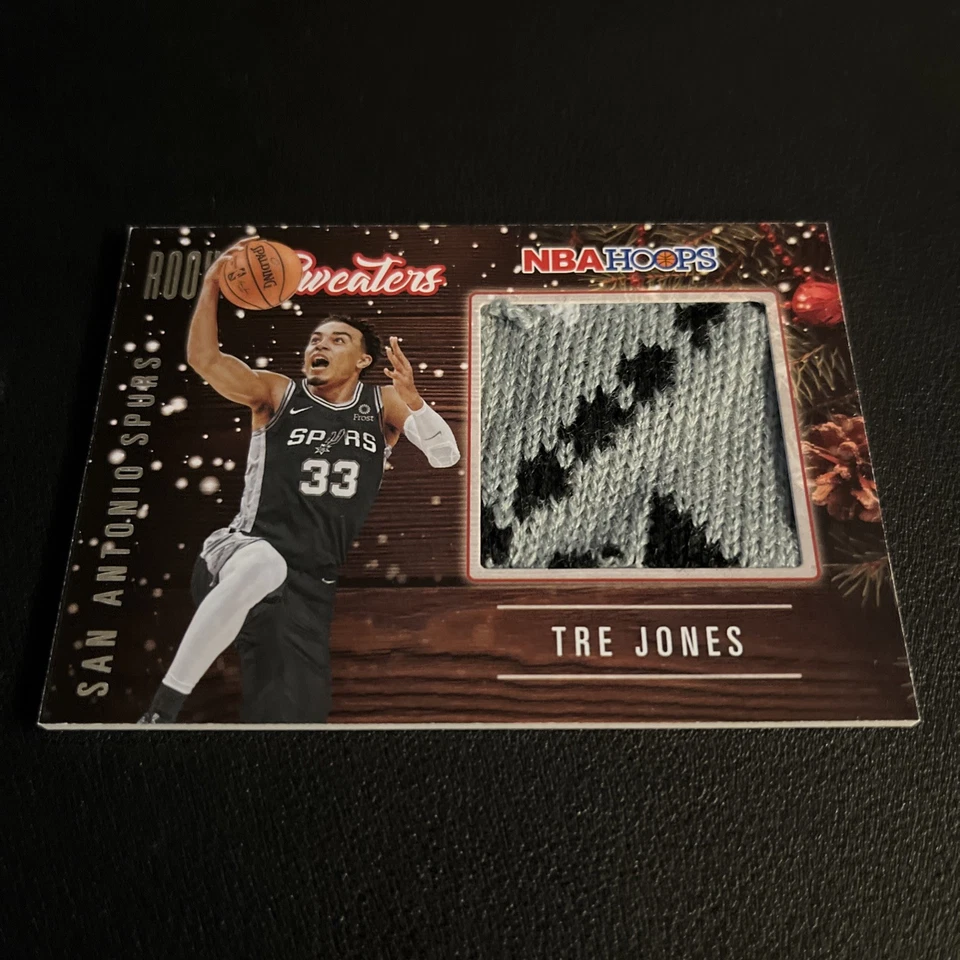 2020-21 NBA Hoops Winter Rookie Sweaters Tre Jones - Image 2 of 4