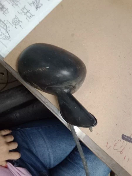 Passenger Side View Mirror Cable Chrome Knob Fits 84-90 ESCORT 30794 - Image 3 of 3