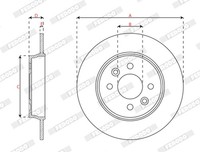 Ferodo Bremsscheiben Voll Passend FüR Renault Clio V BF B7