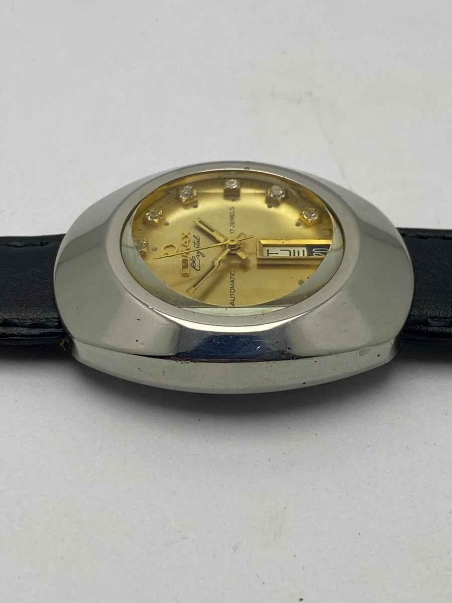 ルミエール　HYPER V 102B27 中古 Vintage Omax Crystal Automatic 17 Jewels 35202 Watch Swiss | eBay