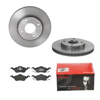 Brembo Bremsscheiben Ø258MM + BremsbelÄGe Vorne FÜR Ford Focus Mazda Ford