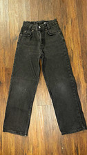 Vintage Levi’s 550 Boys Size 10 Black Jeans Relaxed Fit Made in USA 90s Denim