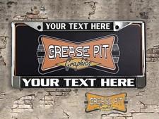 Dealer License Plate Frame Made To Order Semi-custom Dealer License Plate Frame Made To Order Semi-custom