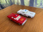 Vintage Lesney Matchbox # 59 Ford Galaxie 70s + 60s # 55 / 73 Police Mercury