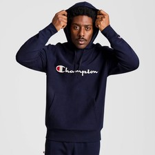 Champion Adult Sizing Iconic Embroidered Hoodie - Navy M