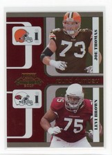 2007 Playoff Contenders #RN-10 Joe Thomas / Levi Brown Round Numbers #/1000