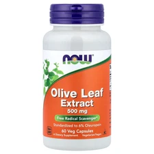 Olive Leaf Extract, 500 mg, 60 Veg Capsules