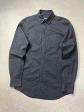 DDP DOLCE & GABBANA Shirt GOLD Cotton Linen Long Sleeves Men's Formal