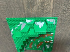 Vintage LEGO Baseplate Raised 6024 for Castle Dark Forest Fortress 6079