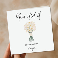 You Did It Card Congratulations Card, Graduation, Well Done, New Job Wishes