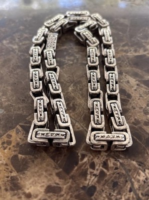 Chrome Hearts 22 Inch Byzantine Chain 99c Auction No Reserve