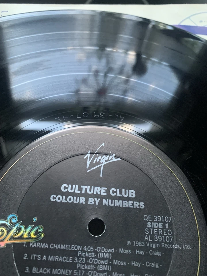 CULTURE CLUB COLOUR BY NUMBERS VIRGIN VIL6072 Japan PROMO VINYL LP - Image 3 of 4