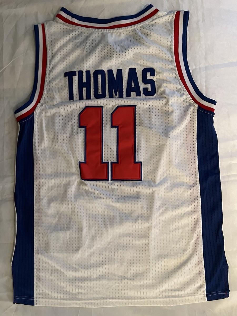 アディダス PISTONS ユニフォーム THOMAS 11 NBA Isiah Thomas #11 Detroit Pistons Adidas Jersey Size 44 | eBay