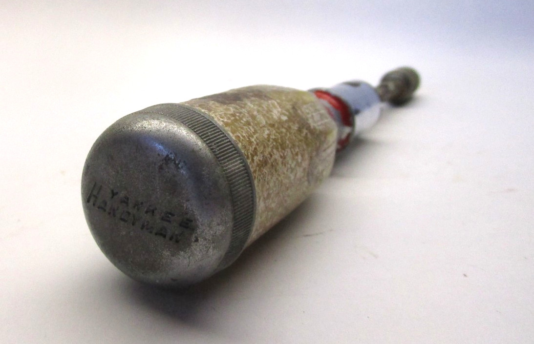 Stanley Handyman Yankee No. 233H Push Drill Ratcheting Screwdriver w/6 Bits USA