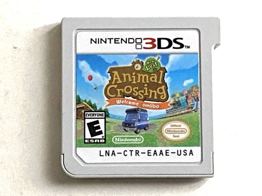 Animal Crossing: Welcome amiibo 3DS 豪州版 Animal Crossing New Leaf Welcome amiibo Nintendo 3DS Good Label